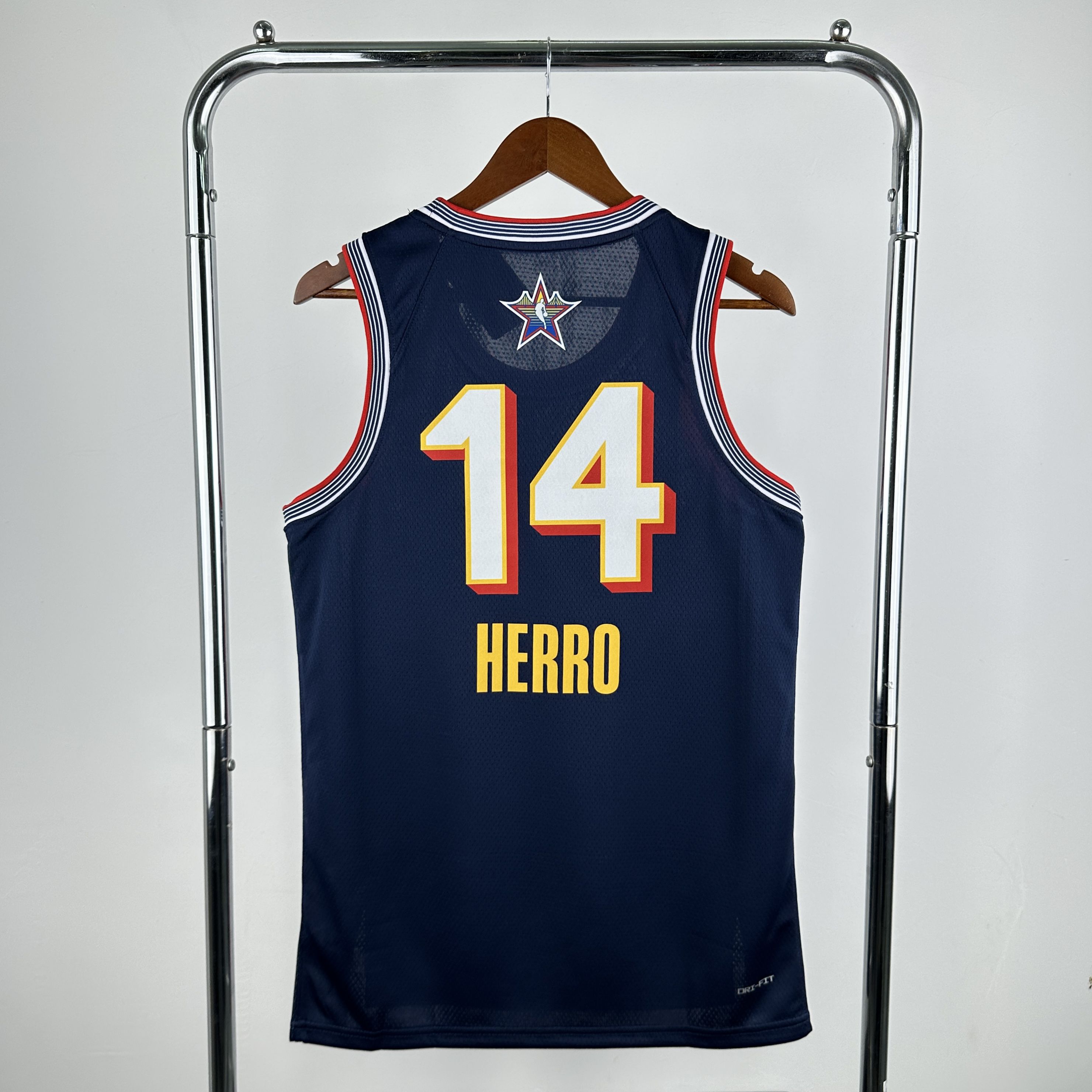 Men 2025 All star #14 Herro Drak Blue Jordan Edition NBA Jersey